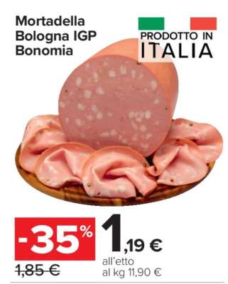 Mortadella Bologna IGP Bonomia