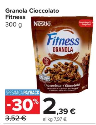 GRANOLA CIOCCOLATO FITNESS