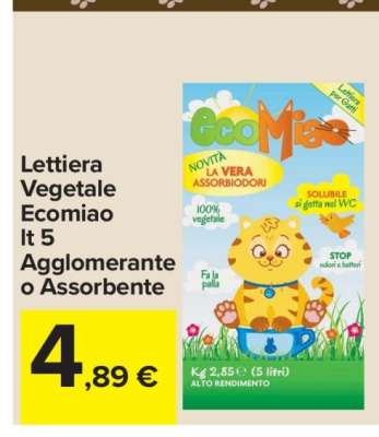 Lettiera Vegetale Ecomiao lt 5