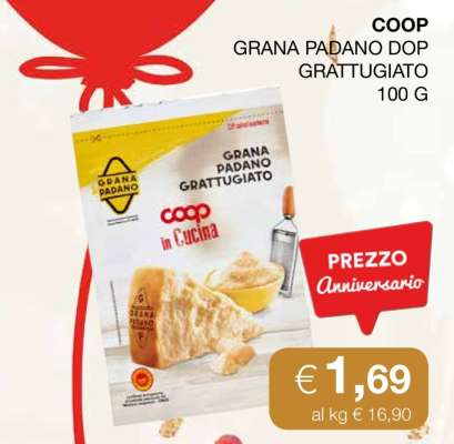 COOP Grana Padano DOP grattugiato 100 g