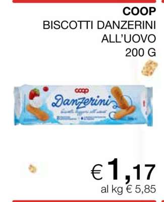 COOP BISCOTTI DANZERINI ALL’UOVO