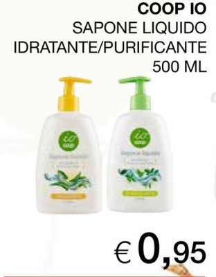 COOP IO Sapone Liquido Idratante/Purificante 500 ml