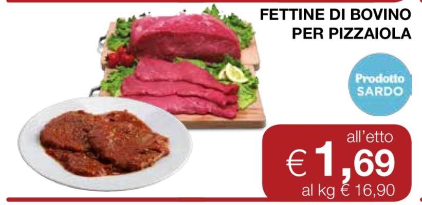 Fettine di Bovino per Pizzaiola