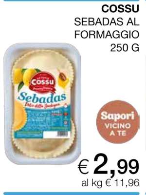 COSSU Sebadas al Formaggio