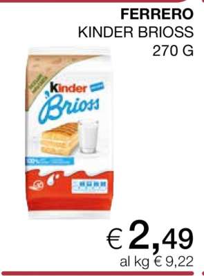 Ferrero Kinder Brioss