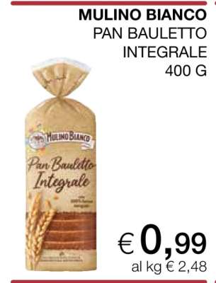 MULINO BIANCO Pan Bauletto integrale