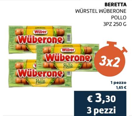 BERETTA WÜRSTEL WÜBERONE POLLO