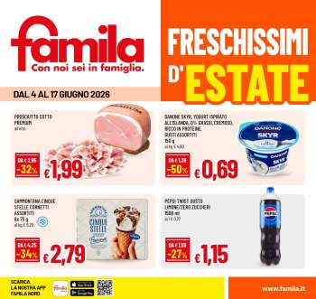 Volantino Famila - 4/6/2026 - 17/6/2026.