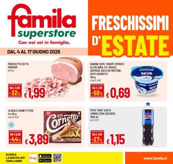 Volantino Famila - 4/6/2026 - 17/6/2026.