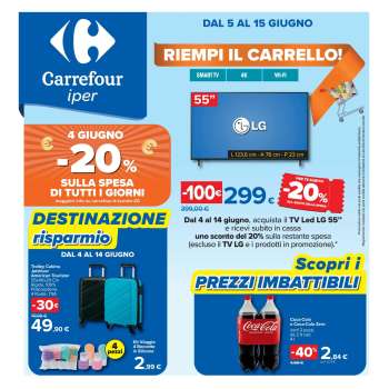 Volantino Carrefour - 5/6/2026 - 15/6/2026.