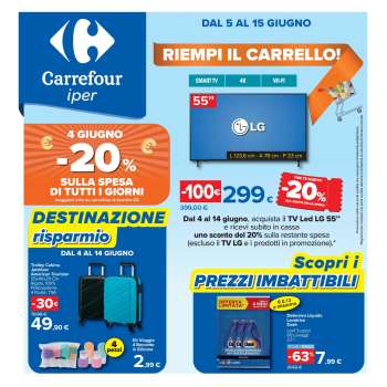 Volantino Carrefour - 5/6/2026 - 15/6/2026.