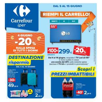 Volantino Carrefour - 5/6/2026 - 15/6/2026.