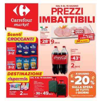 Volantino Carrefour - 5/6/2026 - 15/6/2026.
