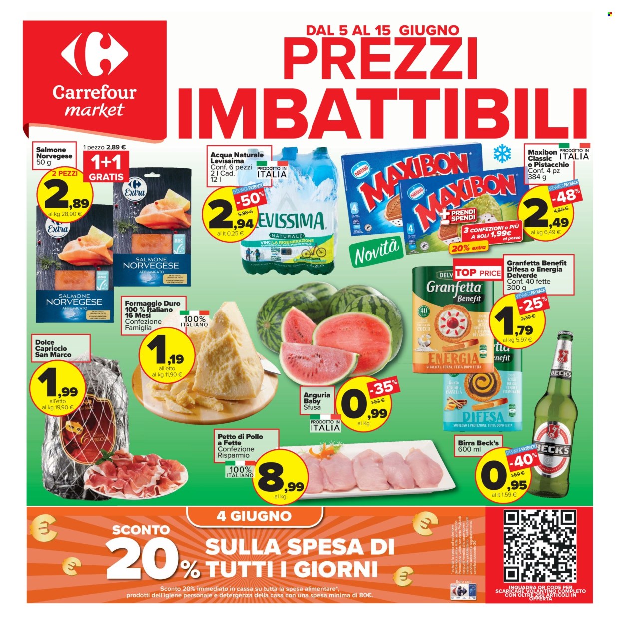 Leták Carrefour - 5.6.2026 - 15.6.2026. Strana 1