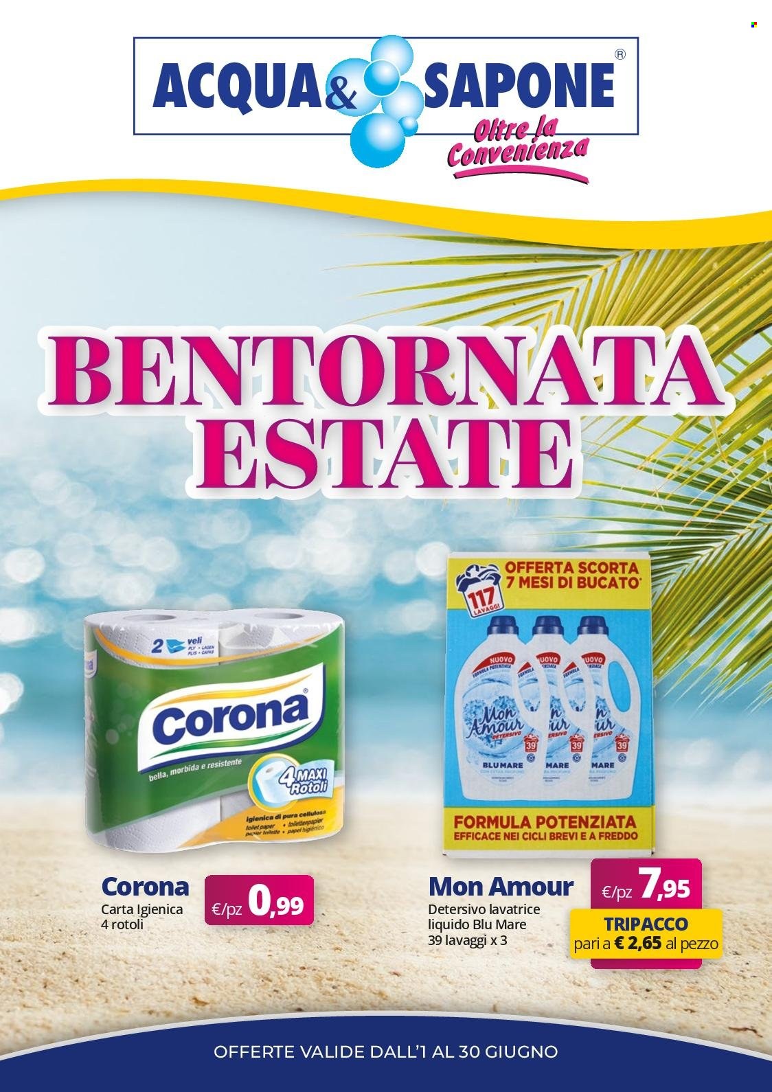 Leták Acqua & Sapone - 1.6.2026 - 30.6.2026. Strana 1