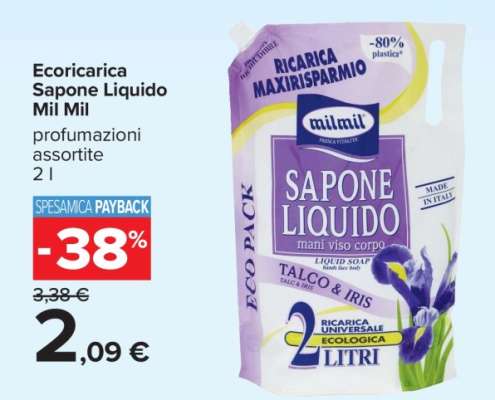 Ecoricarica Sapone Liquido Mil Mil