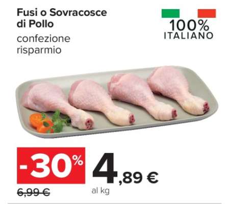 FUSI O SOVRACOSCE DI POLLO