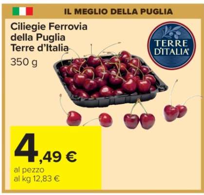 Ciliegie Ferrovia della Puglia Terre d’Italia