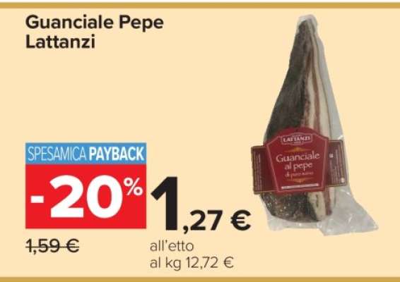 Guanciale Pepe Lattanzi