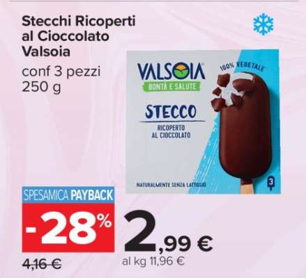 Stecchi Ricoperti al Cioccolato Valsoia