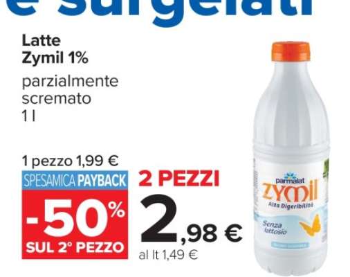 Latte Zymil 1%