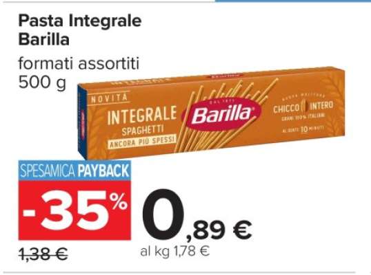 PASTA INTEGRALE BARILLA