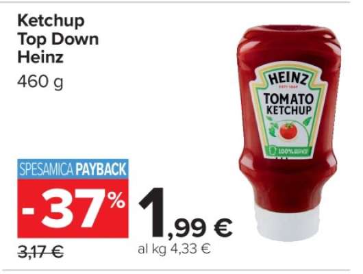 Ketchup Top Down Heinz