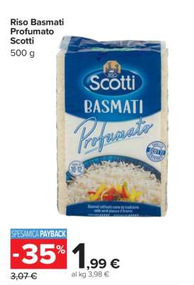 Riso Basmati Profumato Scotti
