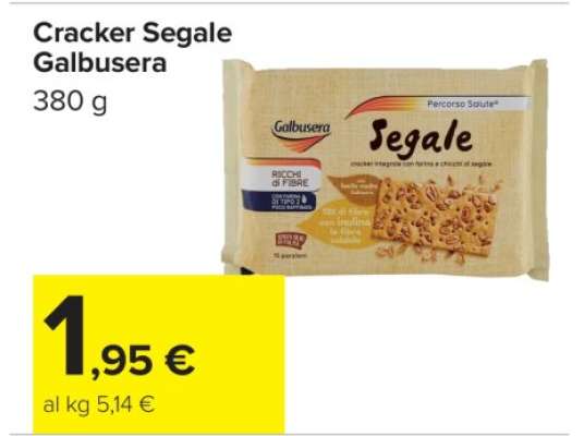 Cracker Segale Galbusera