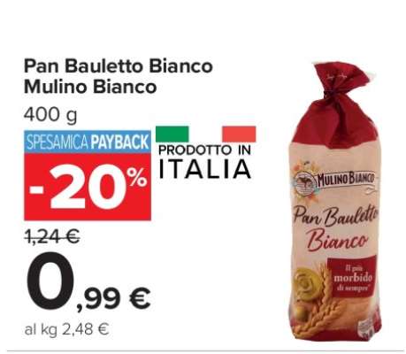 Pan Bauletto Bianco Mulino Bianco
