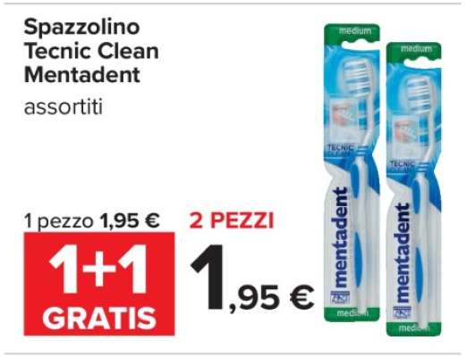 Spazzolino Tecnic Clean Mentadent