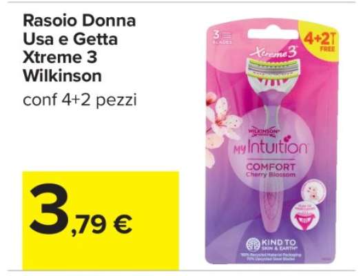 Rasoio Donna Usa e Getta Xtreme 3 Wilkinson