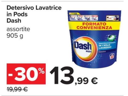 DETERSIVO LAVATRICE IN PODS DASH