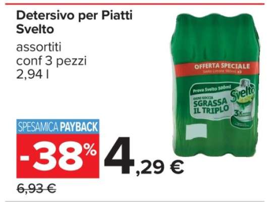 Detersivo per Piatti Svelto