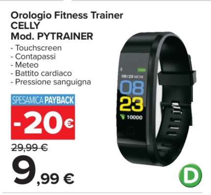 Orologio Fitness Trainer CELLY Mod. PYTRAINER