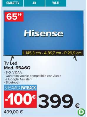 Tv Led Mod. 65A6Q