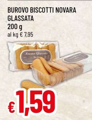 BUROVO BISCOTTI NOVARA GLASSATA