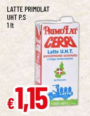 LATTE PRIMOLAT UHT P.S