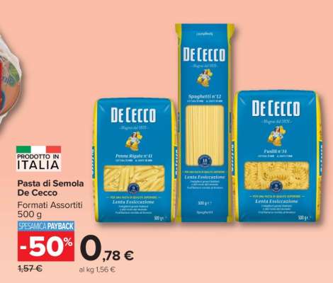 Pasta di Semola De Cecco