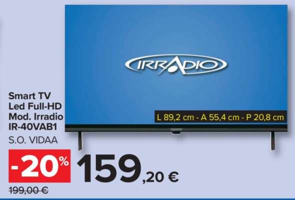 Smart TV Led Full-HD Mod. Irradio IR-40VAB1