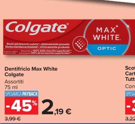 Dentifricio Max White Colgate
