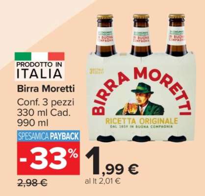 BIRRA MORETTI