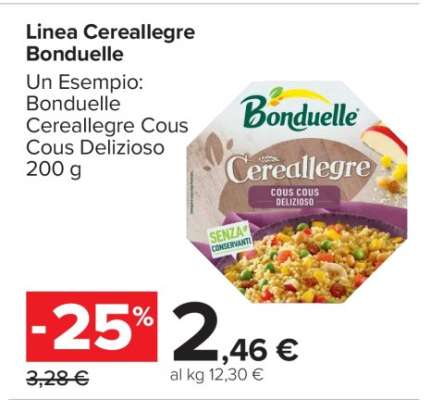 LINEA CEREALLEGRE BONDUELLE