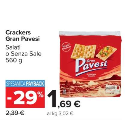 CRACKERS GRAN PAVESI