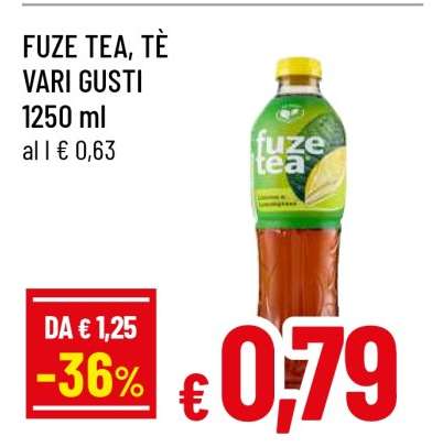 FUZE TEA, TÈ VARI GUSTI