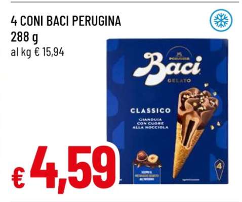 4 CONI BACI PERUGINA