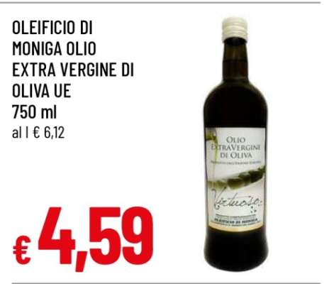 OLEIFICIO DI MONIGA OLIO EXTRA VERGINE DI OLIVA UE