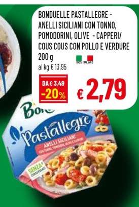 BONDUELLE pastallegre