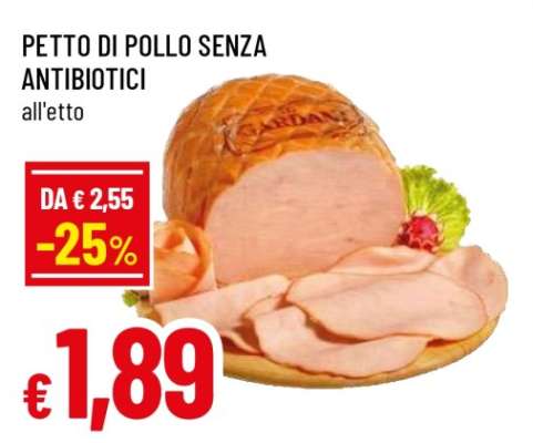 PETTO DI POLLO SENZA ANTIBIOTICI
