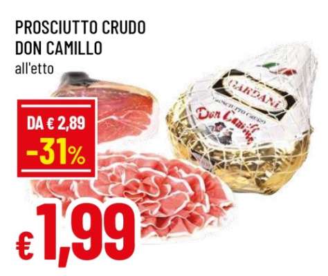 PROSCIUTTO CRUDO DON CAMILLO